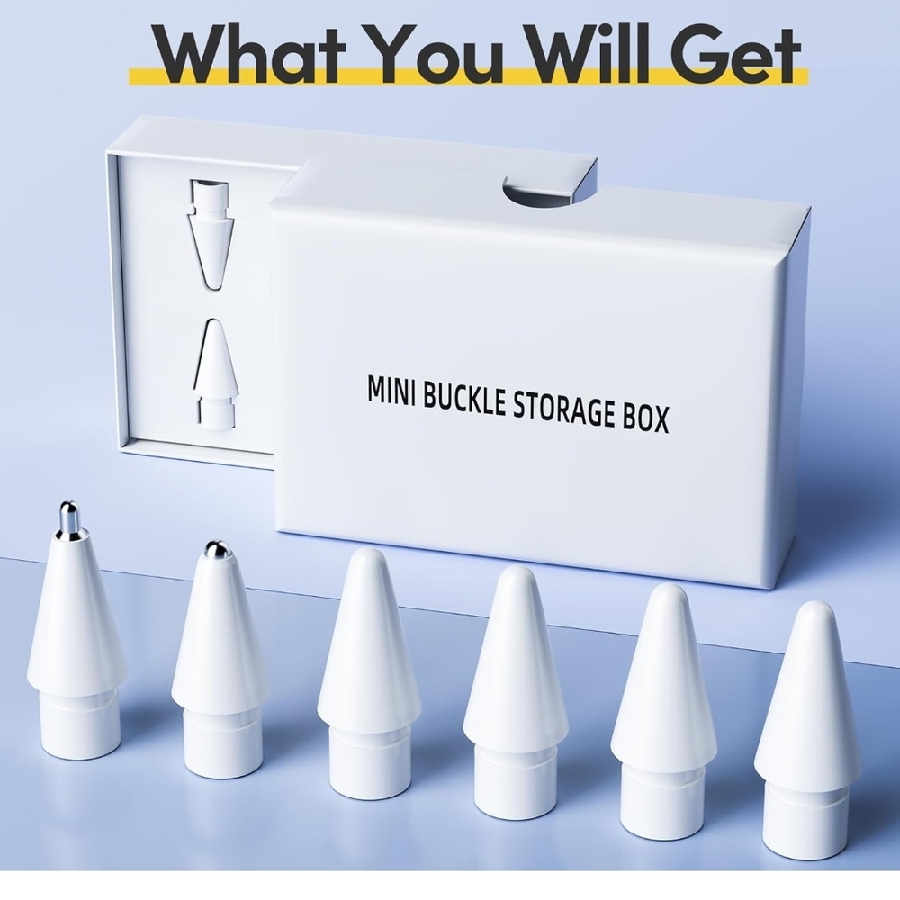 Apple Pencil Replacement Tips 6 Pack